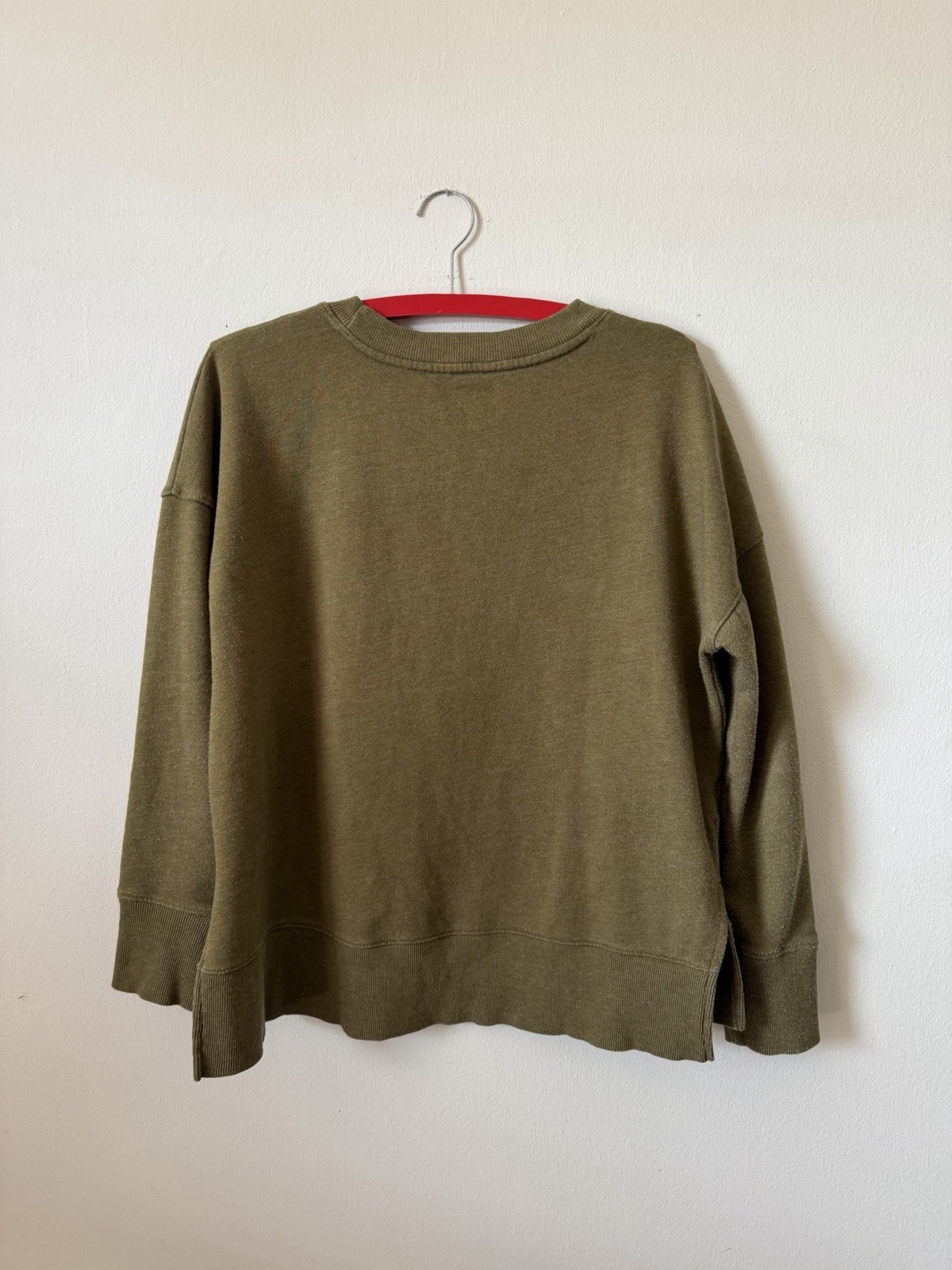 Upcycled Patchwork Quilted Christmas Tree Sweatsh… - image 6