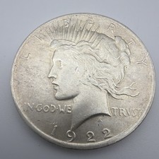 1 dollar de la paix en argent 1922 P