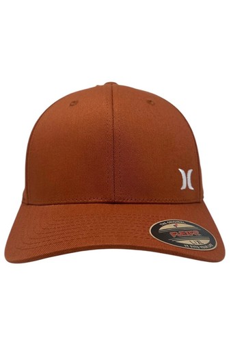 Gorra para hombre Hurley Micro Icon bordada elástica ajuste flexible L/XL - naranja quemado - Imagen 15 de 16