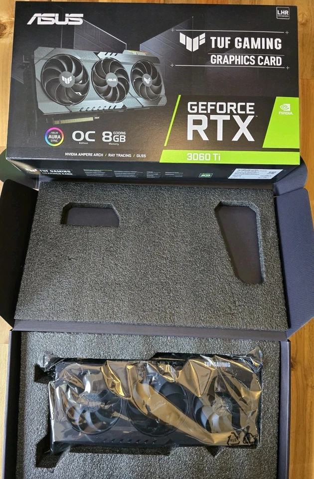 ASUS TUF Gaming OC GeForce RTX 3060 Ti - Graphics Card - Excellent Condition - Image 2 of 4