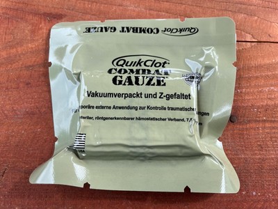 QuikClot Combat Gauze, NATO,Bundeswehr, Militär, Army  Das Original aus der USA 