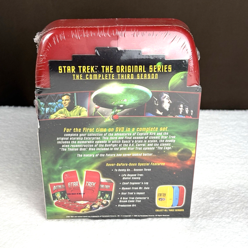 NEW & SEALED! Star Trek The Original Series Complete Third Season 3 DVD Box Set - Picture 2 of 6