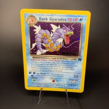 Pokemon 1999 Dark Gyarados Holo PRE RELEASE Stamp SP Team Rocket Very Rare 8/82