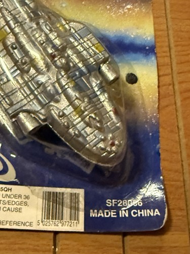 VINTAGE DIE CAST STAR FORCE TAMPO PRINTING PULL BACK SHIP 28006 - Picture 7 of 9