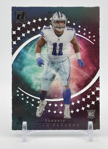 Donruss Clearly Micah Parson 2021 novato movimientos nocturnos estuche golpeado - Imagen 1 de 2