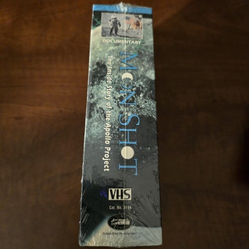 Vintage Factory Sealed MOON SHOT Apollo 13 Documentary VHS Cassette Tape DOUBLE - Imagen 3 de 3