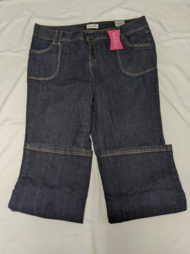 Women's NWT Venezia Bootcut Leg Stretch Jeans Tag Size 20 Measures 42x32.5
