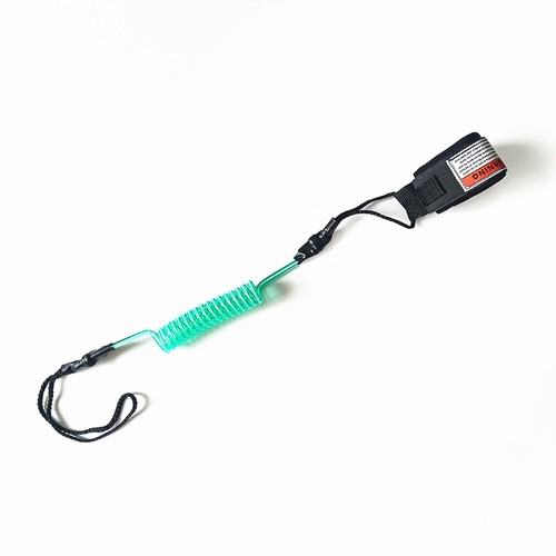 Surf Board Safety Leash Rope Ankle Strap Coiled Elastic Straps Stand Up Paddle - Picture 10 of 12