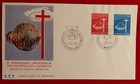 BUSTA FRANCOBOLLI III CONGRESSO UNIVERSALIS PRO APOSTOLATU 1967  ( L. B. )