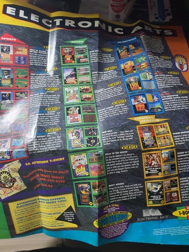 Sega Genesis Lotus Turbo Challenge Complete Tested 1992 Registration Card Poster - Picture 15 of 15