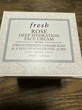 FRESH Rose Deep Hydration Moisturizer Face Cream 1.6oz / 50mL Brand New, Sealed