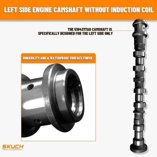 1x Left Exhaust Camshaft for 3.6L V6 Jeep Dodge Chrysler Ram 5184377AG - Bild 6 von 6