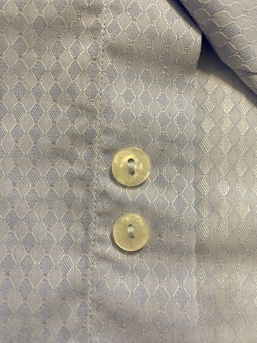 Camicia uomo Versace Trend manica lunga con bottoni slim blu taglia 42/16,5 - Foto 4 di 14