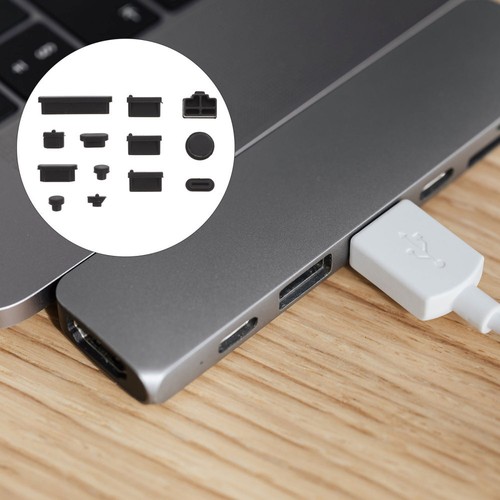 3 Zestaw PC Anti Cover Port Anti Plug Laptop Anti Plug