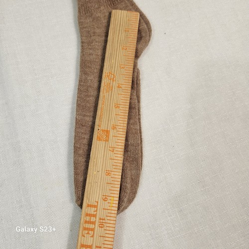 Vtg Interwoven Men's Socks Brown Crew Sader Sizes 12 And Made In The USA - Picture 5 of 7