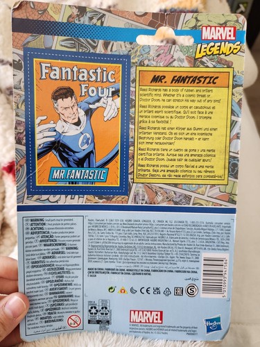 Hasbro Marvel Legends Retro 3.75" Fantastic Four Mr. Fantastic Action Figure - Picture 2 of 2