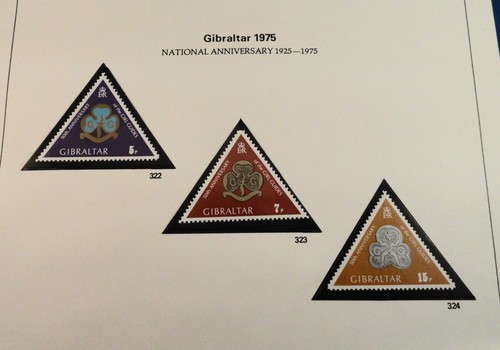 Lote de estampillas de Girl Scouts - Girl Guides: 1 PERSIA 1975; 3 GIBRALTERS 1975 - Imagen 3 de 6