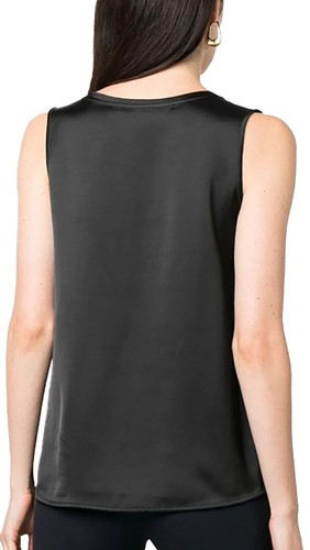 Camicia elegante spessa con spalline non elasticizzata e dettaglio rilegatura donna plus - Foto 7 di 20