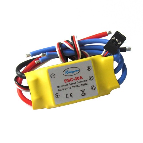 4x Hobbypower 30A Brushless Speed Controller ESC 3S for 450 500 RC Quardcopter - Bild 2 von 6
