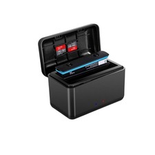 Dual Slot Battery Charger Storage Box Charging for Insta360 X4 Camera