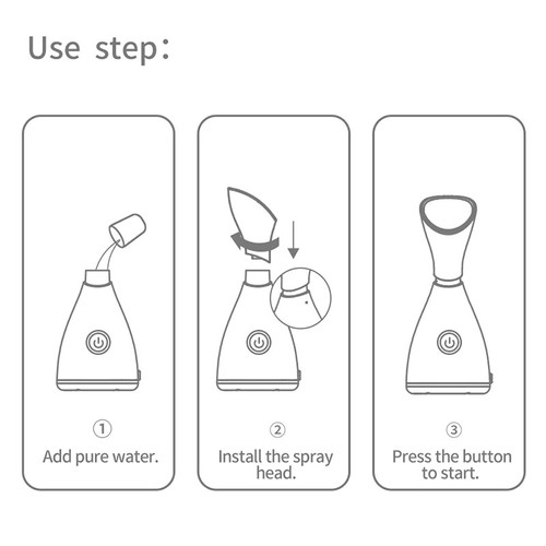 Skin Care Mini Machine Personal Handheld Nano Ionic Face Sprayer Facial Steamer - Picture 6 of 15