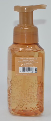 3 BATH & BODY WORKS ICED CINNAMON ROLLS GENTLE FOAMING HAND SOAP WASH WHITE BARN - Picture 4 of 5