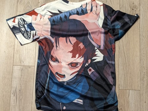 Primitive Skateboarding Men's x Demon Slayer Tanjiro Black Short Sleeve Tee - Picture 2 of 2