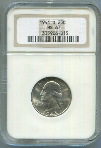 1944-D Washington Quarter *MS67 NGC*