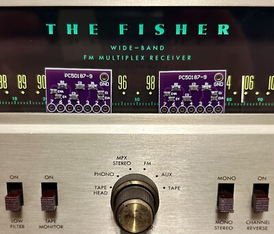 The Fisher 500C, 500B, 400 Receiver PEC PC50187-9 PREMIUM tone control upgrade!