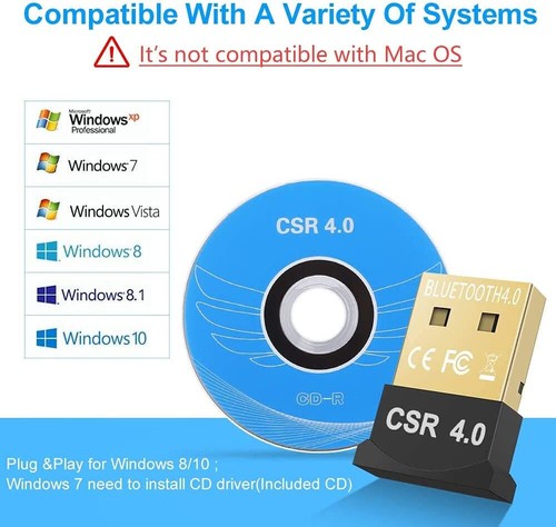 New USB Bluetooth EDR Dongle Adapter Apple HTC Samsung Windows Wireless V4.0 AU - Picture 8 of 8