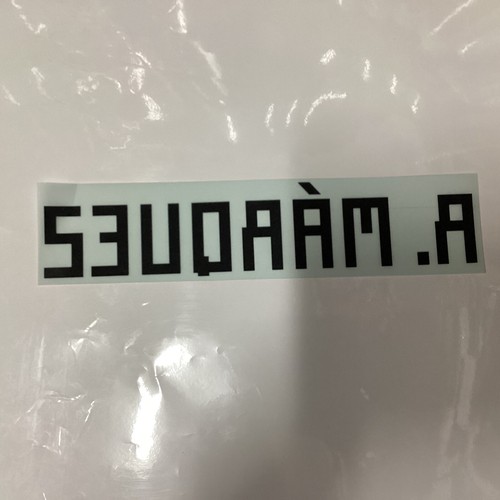 Mexico Away R.Marquez 4 2018 Authentic Soccer Name set - Picture 7 of 9