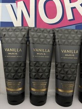 3 New VANILLA NOIR MEN S COLLECTION BATH BODY WORKS BODY CREAM LOTION