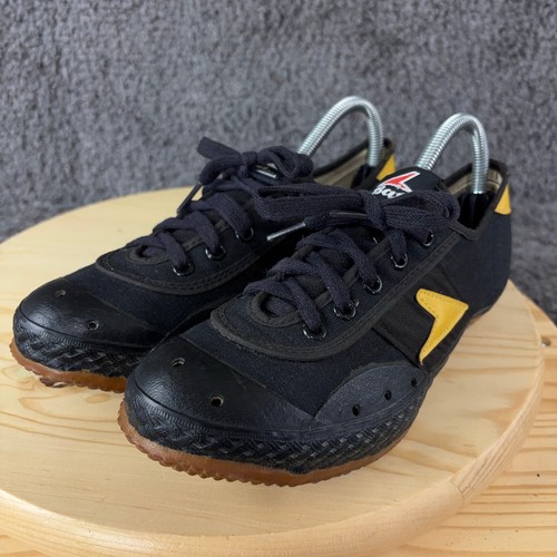 Zapato de ciclismo Bata Biker vintage años 70 para mujer 6-6,5 zapatillas de lona hechas en EE. UU. - Imagen 2 de 9