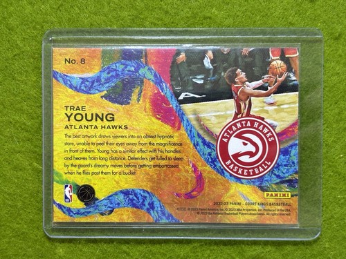 Trae Young GOLD FOIL COURT KINGS Insert SP 2022 Panini ARTISTRY IN MOTION Hawks - Picture 19 of 24