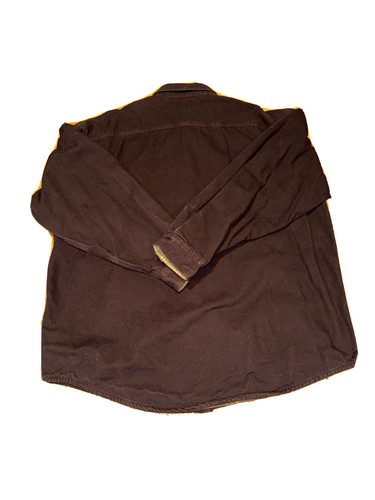 Vintage Carhartt Brown Flannel Lined Shirt Jac Size XL - Pre Owned - Picture 2 of 3
