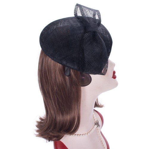 Lágrima Mujer Estilo Británico Sinamay Fascinador Boina Casco Cóctel Sombrero A609 - Imagen 5 de 29
