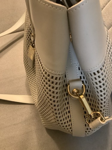 Gianni Notaro Genuine Soft Leather Handbag Light grey - Picture 6 of 11