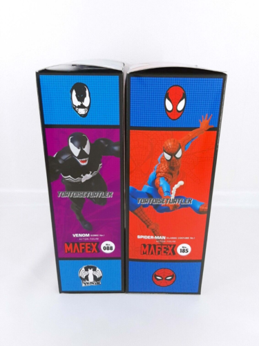 MAFEX #185 SPIDER-MAN CLASSIC COSTUME #088 Venom Comic ver Action Figure Marvel - Picture 6 of 24