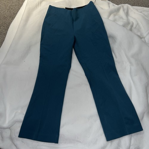 NWT A New Day Pants Women’s Kick Flare Teal Stretch Pant 6 RHigh Rise Fitted Hip - Picture 6 of 6