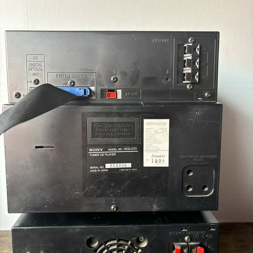 Sony MHC-C70 & DXA-C70 Sistema di componenti audio Hi-Fi Giappone 1995 testato e funzionante - Foto 15 di 24