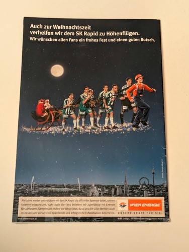 Rapid Vienna v Celtic Europa League 17/12/2009 football programme - Picture 2 of 3