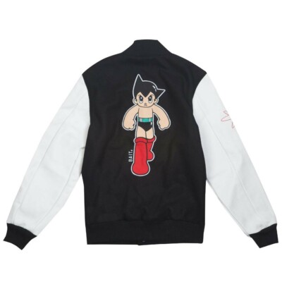 bait x astro boy x diadora men astro boy jacket black