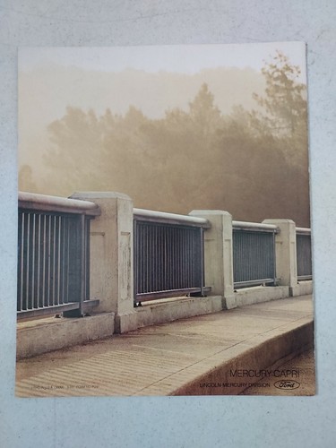 1984 Mercury Capri Turbo RS Dealer Sales Fold Out Brochure Book 9" x 11" - Picture 2 of 6