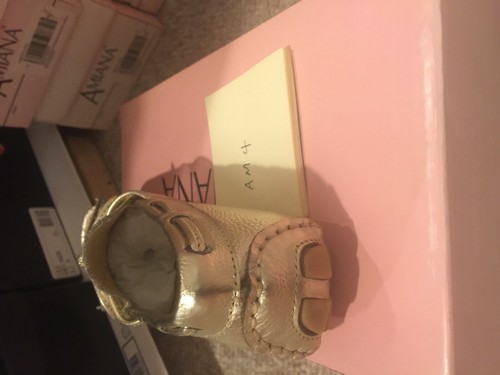 Amiana Toddler/Little Kid 15/A0460 Moccasin Gold 28 EU (US Little Kid 11 M)  - Picture 3 of 3
