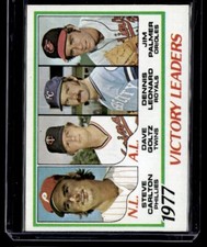 1978 Topps 1977 Victory Leaders - Steve Carlton/Dave Goltz/Dennis Leonard/Jim