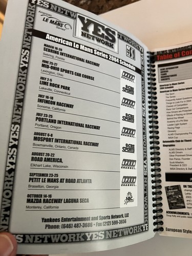 IMSA American Le Mans Series 2004 Media Guide Signed Lehto Fellows O’Connell + - Picture 6 of 6