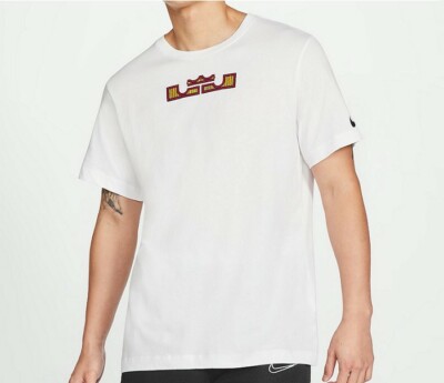 Nike LeBron James Dri-Fit Playing Card King T-Shirt White