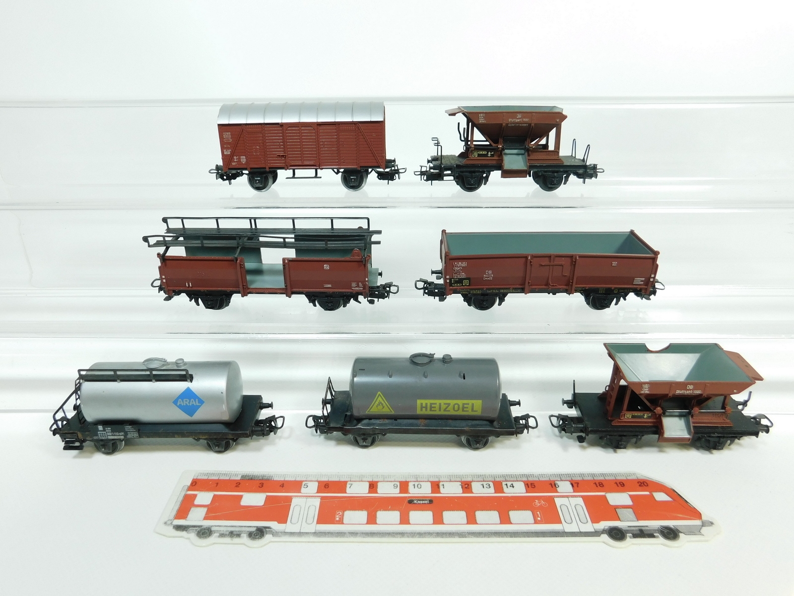 Bc999-1 x Märklin Primex H0 Ac Hobbyist Transportation Wagons Db 315 4 + Bc999-1 x Märklin Primex H0 Ac Hobbyist Transportation Wagons Db 315 4 +