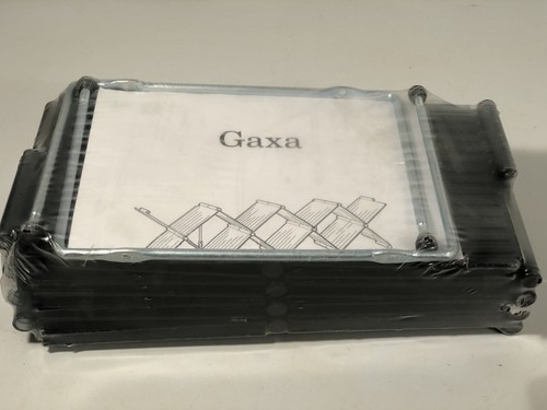 NEW IKEA GAXA CD Media Storage Expandable Rack Shelf Black Display 34"× 24" Rare - Picture 5 of 10