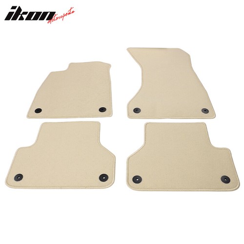 For 18-24 Audi A5 S5 RS5 Sportback Front Rear Floor Mat Liner Carpet Nylon Beige - Picture 3 of 10